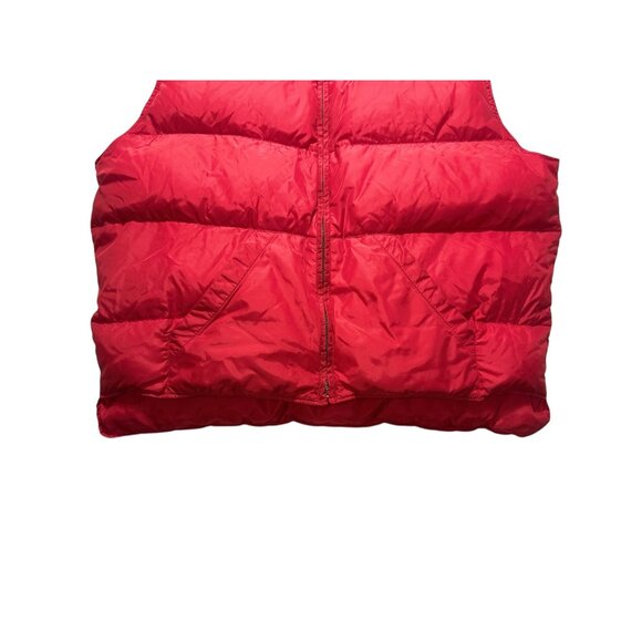 Vintage Eddie Bauer Down Puffer Vest Men XL Red Quilted Outdoor Gorpcore Hiking - Picture 11 of 16